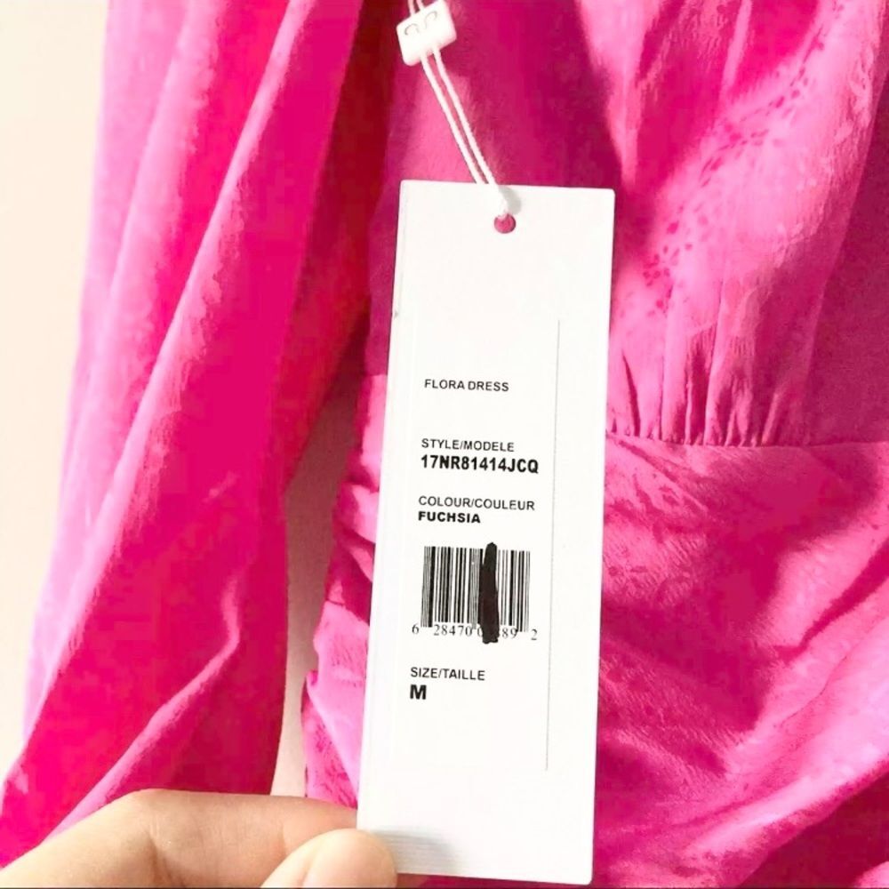NWT Ronny‎ Kobo Collection Flora Dress Pink M - Picture 5 of 9